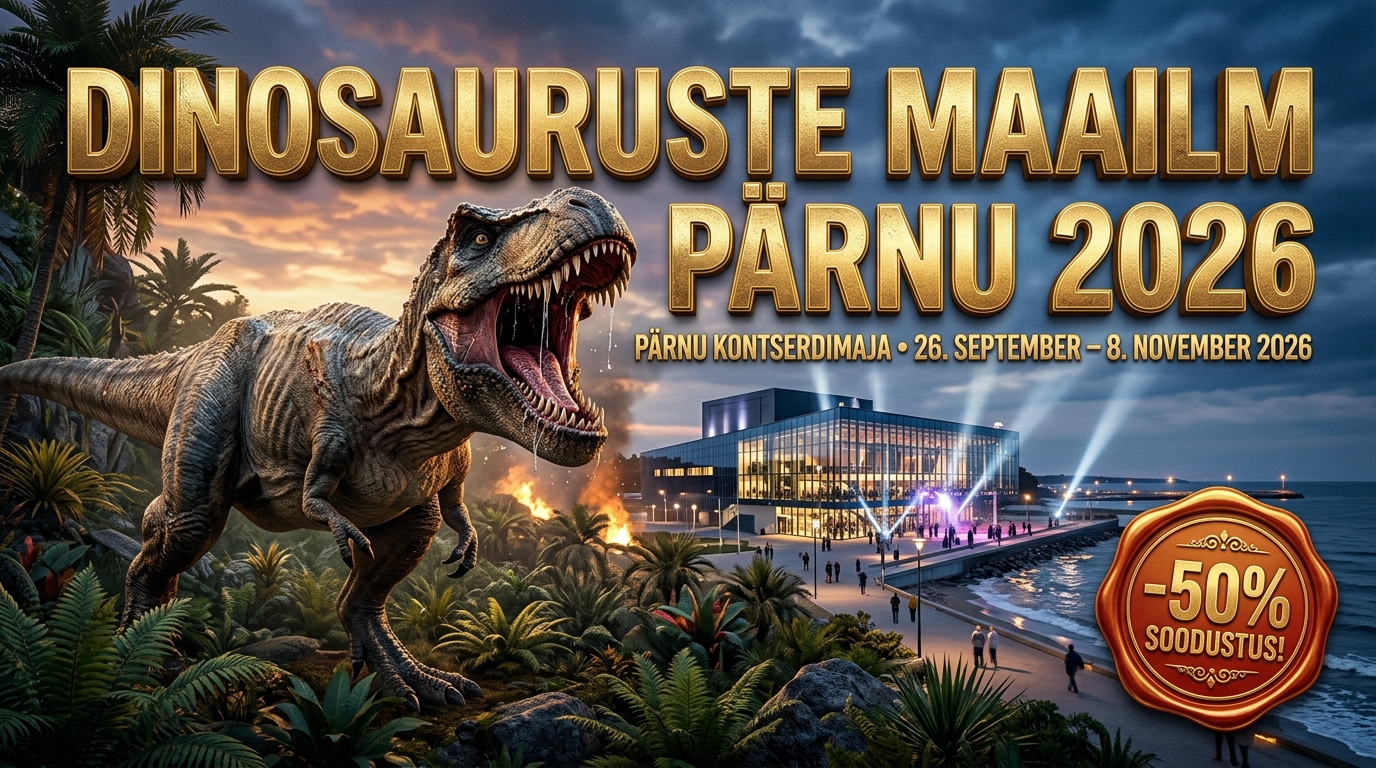 DINOSAURUSTE MAAILMA FESTIVAL PÄRNU 2026